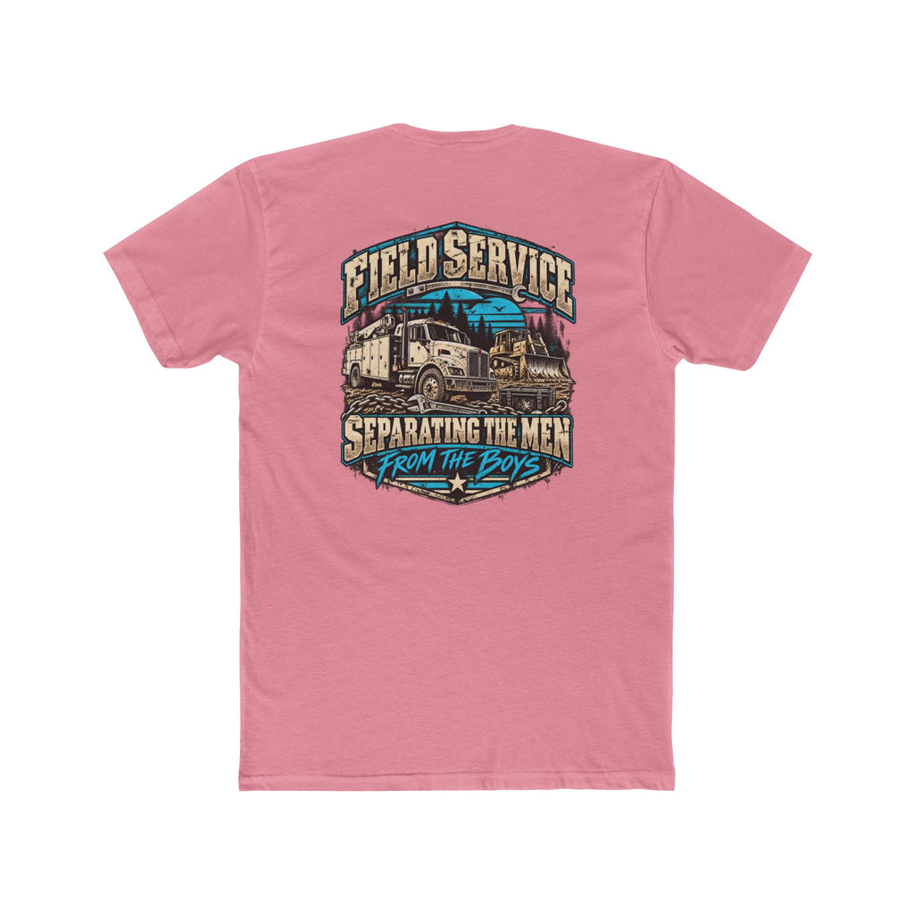 Field Service – Heavy Equipment Mechanic Shirt "Separating the Men From the Boys" Truck Graphic Tshirt