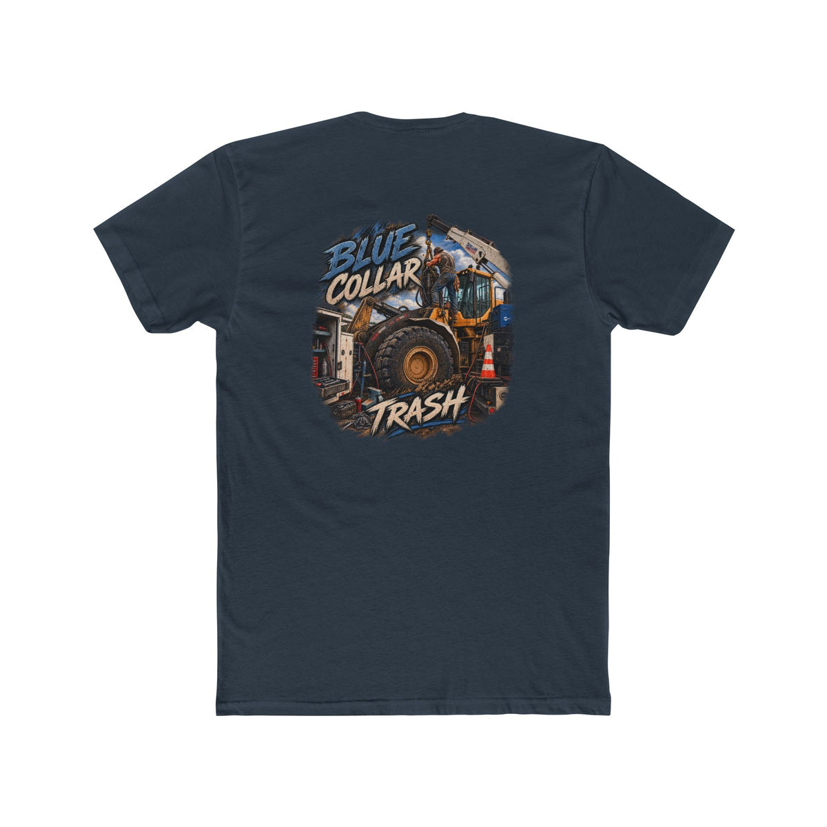 Blue Collar Trash Shirt | Heavy Equipment & Mechanic Tee
