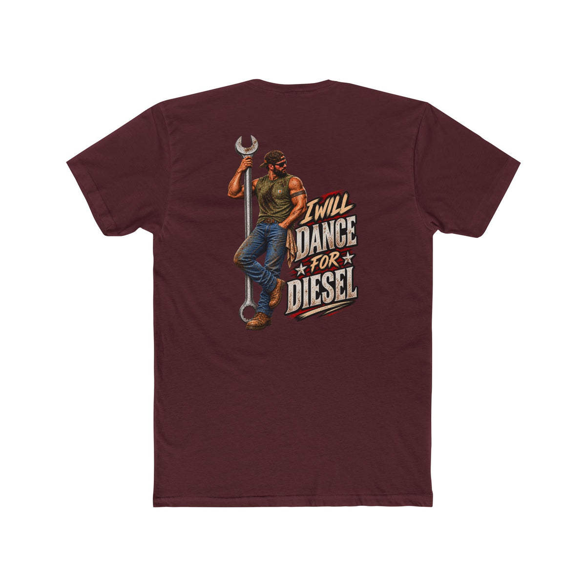 Will Dance for Diesel Shirt | Funny Diesel Mechanic & Blue Collar Tee