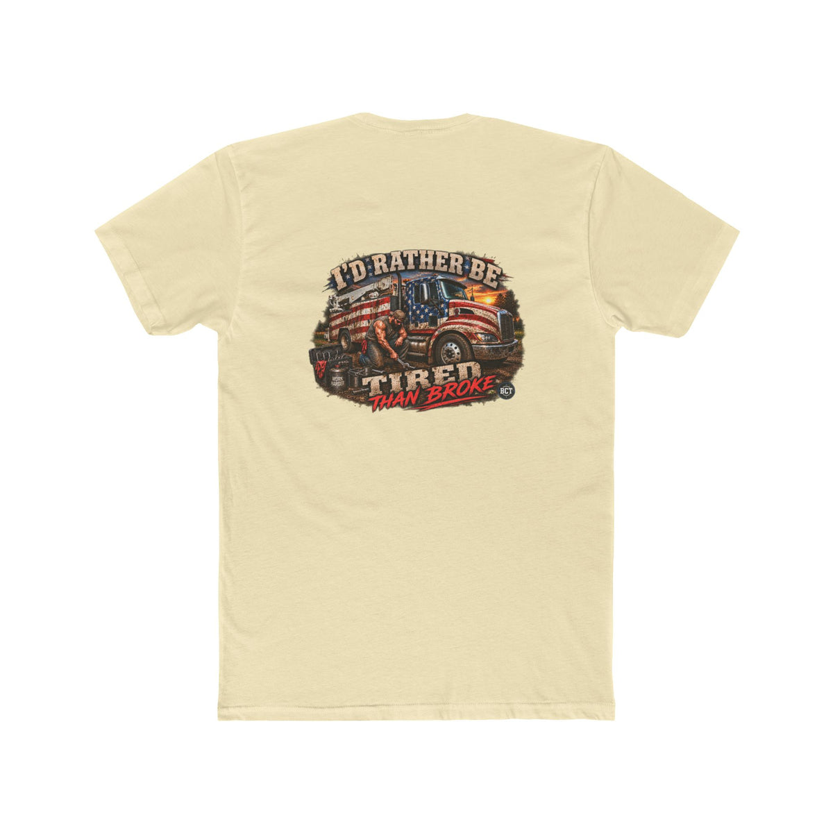 I’d Rather Be Tired Than Broke Shirt | Blue Collar Mechanic Tee