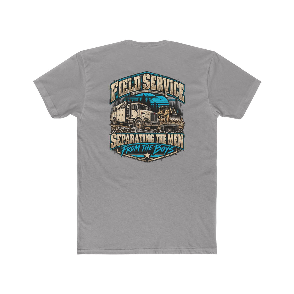 Field Service – Heavy Equipment Mechanic Shirt "Separating the Men From the Boys" Truck Graphic Tshirt