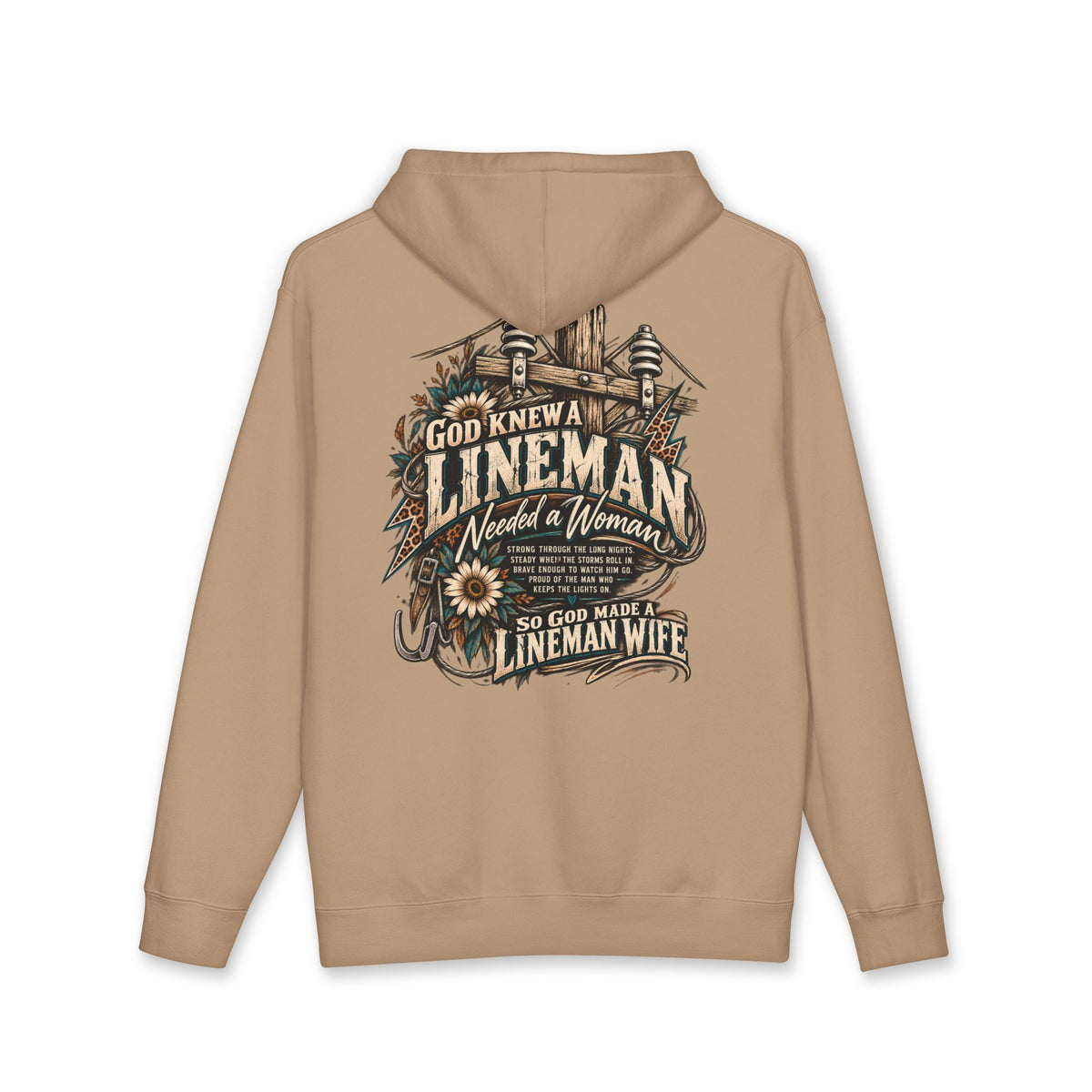 Lineman wife sweatshirt by Blue Collar Trash