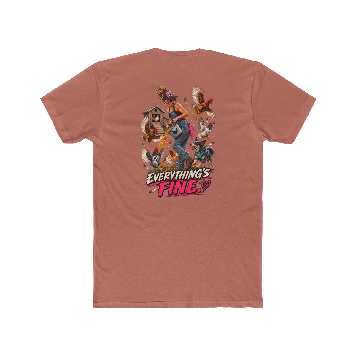 Everything’s Fine Shirt | Funny Blue Collar Women’s Tee