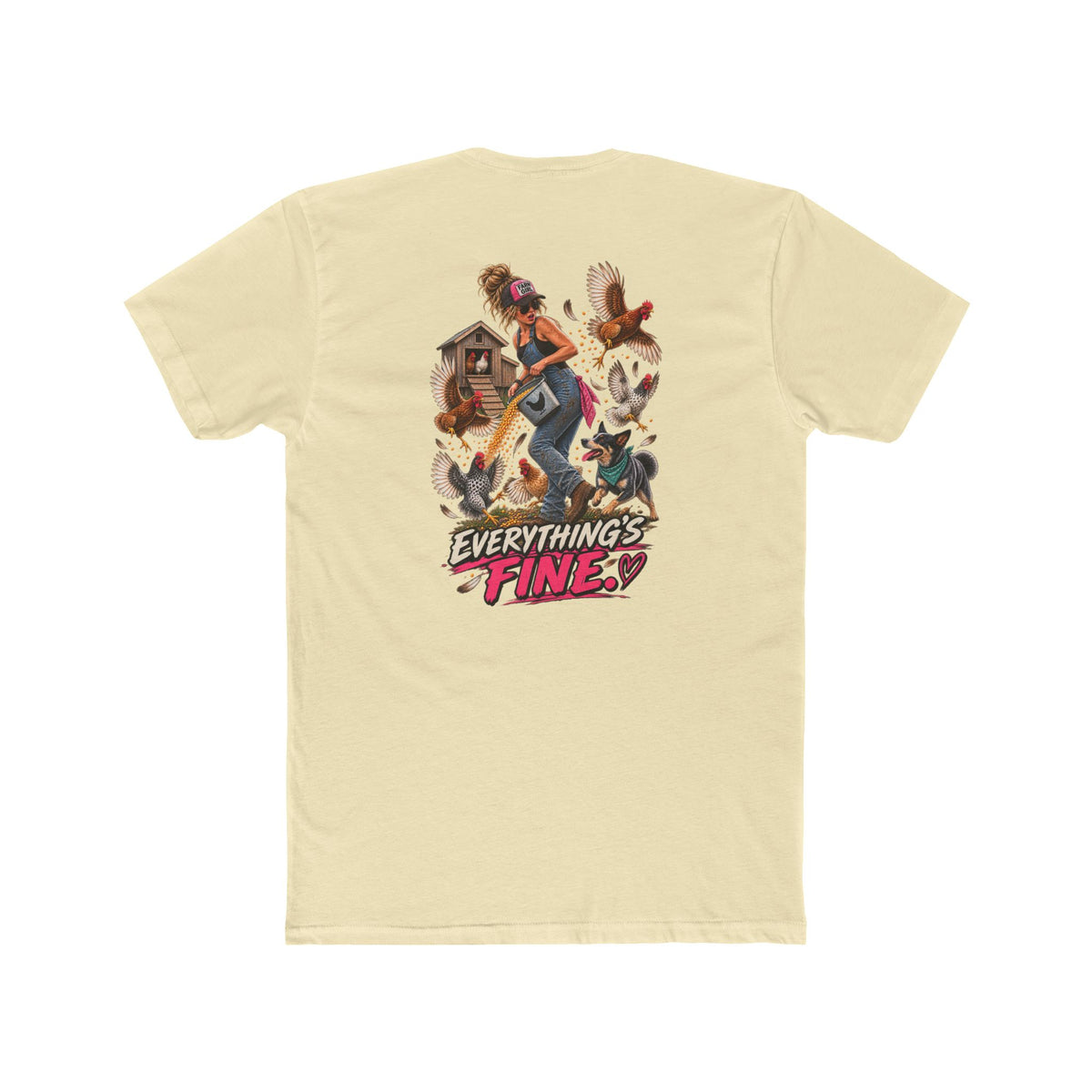 Everything’s Fine Shirt | Funny Blue Collar Women’s Tee
