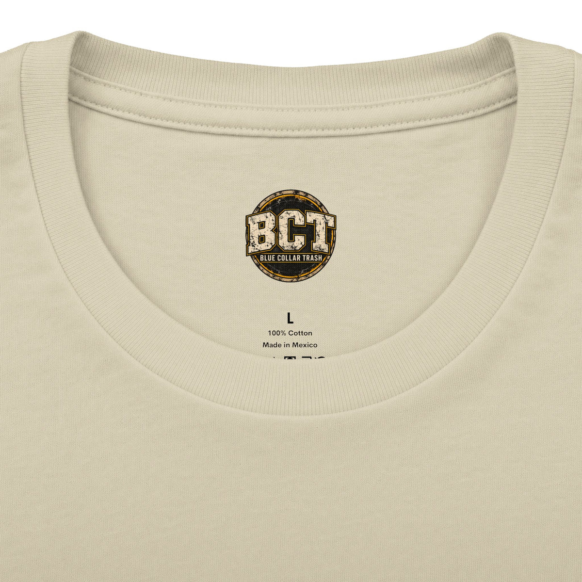 Built on Blood and Sweat Shirt | Heavy Equipment & American Flag Tee