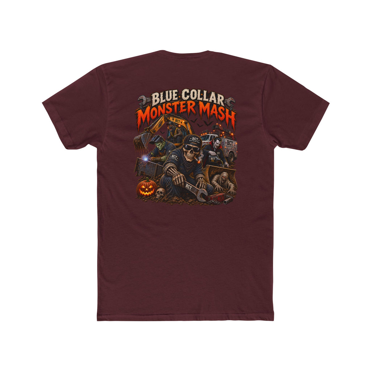 Blue Collar Monster Mash Shirt | Halloween Heavy Equipment Tee