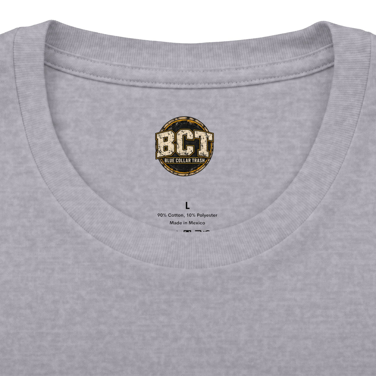 These Dirty Hands Built This Life blue collar shirt with couple, truck and dog back print