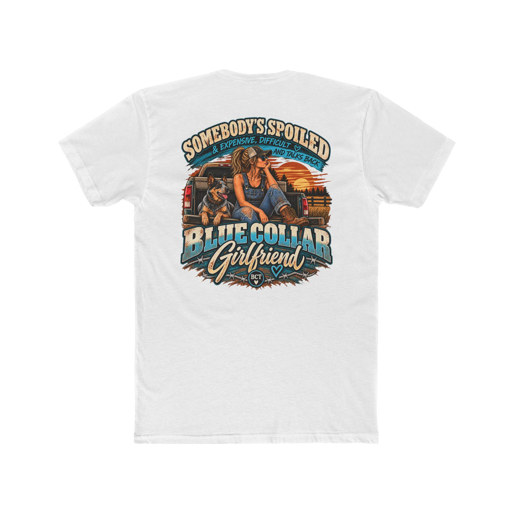 Funny country girlfriend tee by Blue Collar Trash