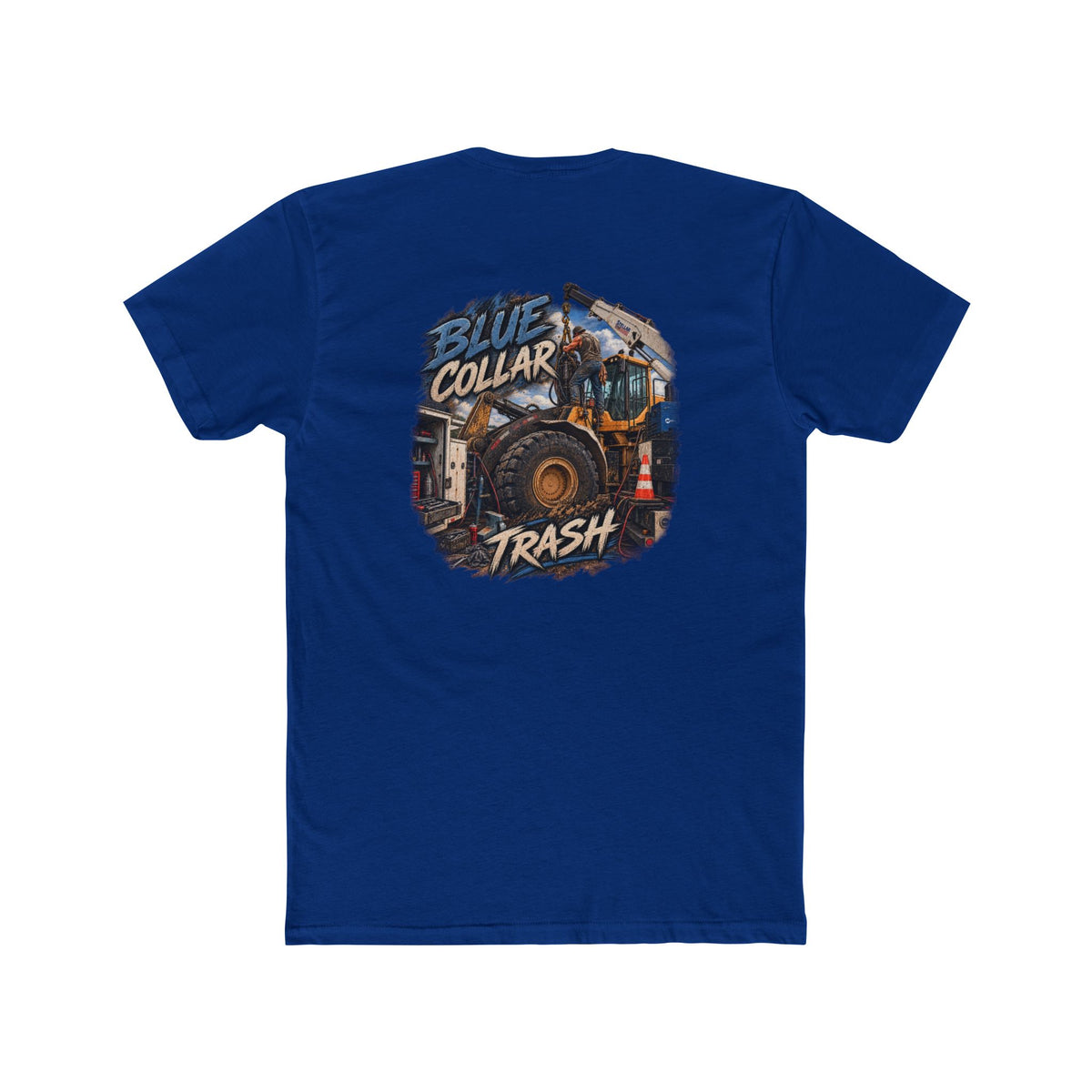 Blue Collar Trash Shirt | Heavy Equipment & Mechanic Tee