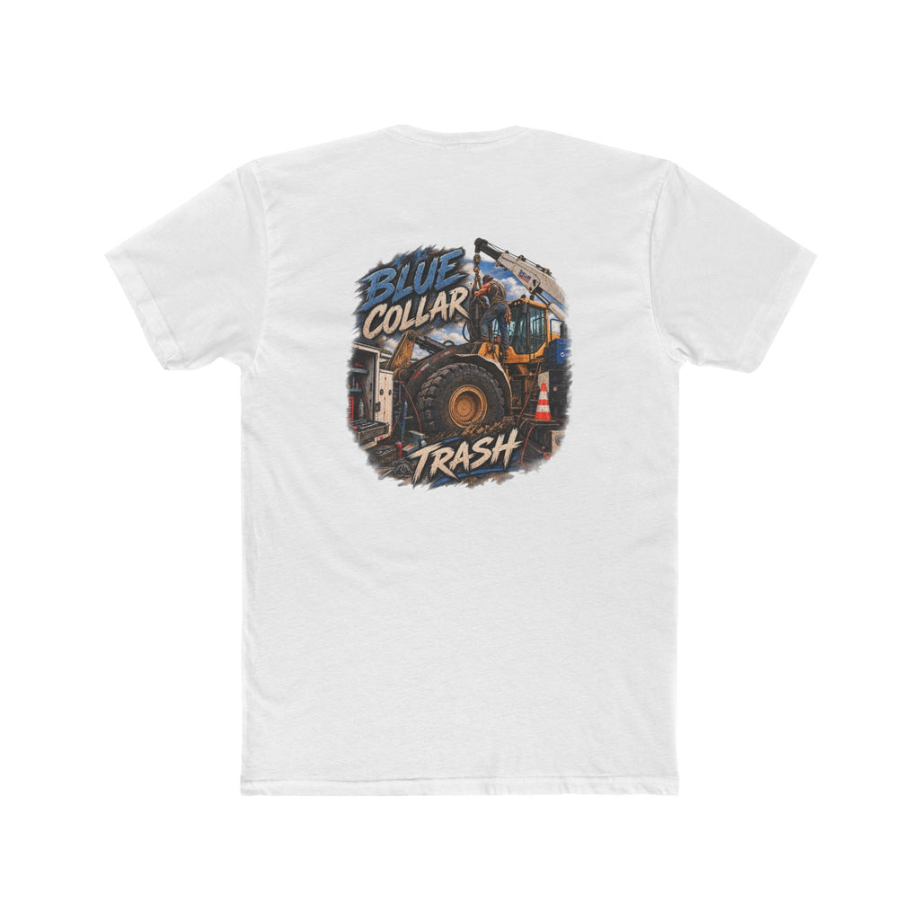 Blue Collar Trash Shirt | Heavy Equipment & Mechanic Tee