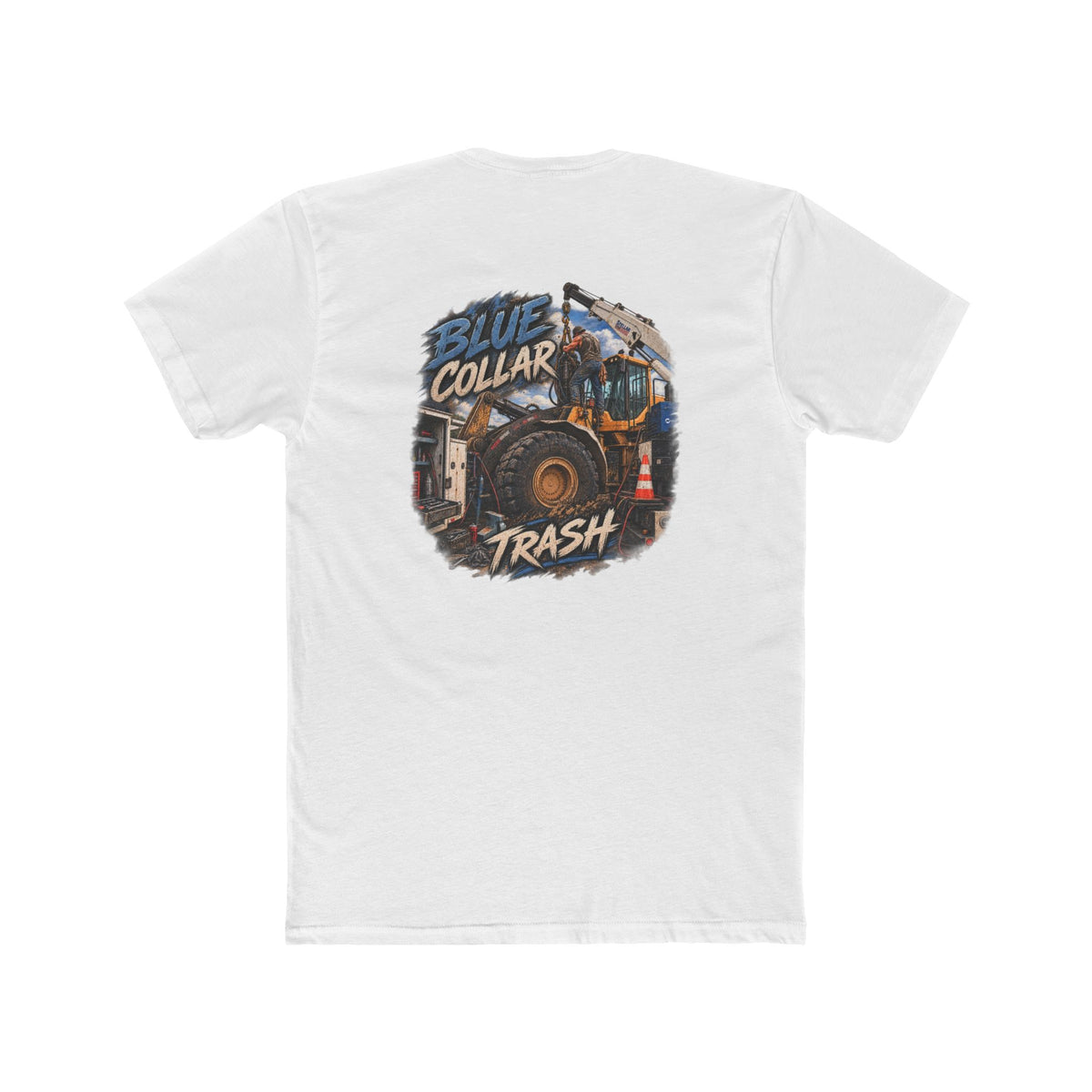 Blue Collar Trash Shirt | Heavy Equipment & Mechanic Tee