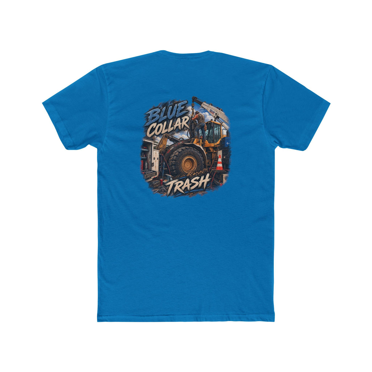 Blue Collar Trash Shirt | Heavy Equipment & Mechanic Tee
