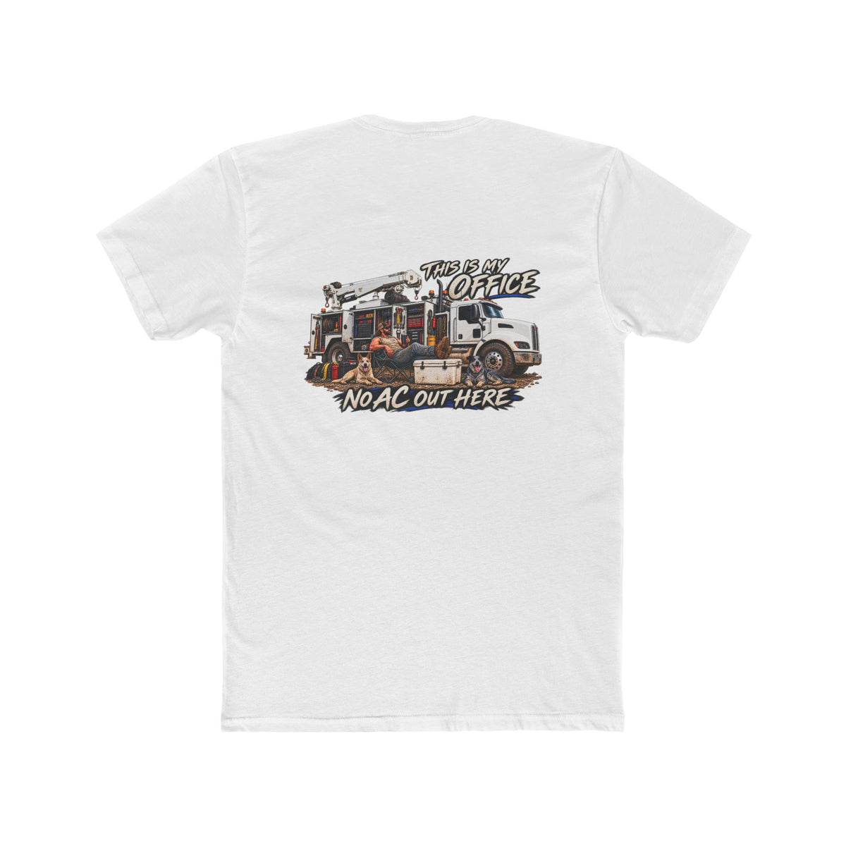This Is My Office No AC Out Here Shirt | Heavy Equipment Mechanic Tee