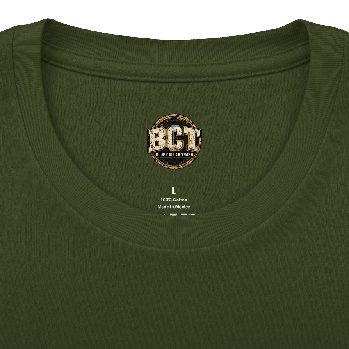 Built on Blood and Sweat Shirt | Heavy Equipment & American Flag Tee