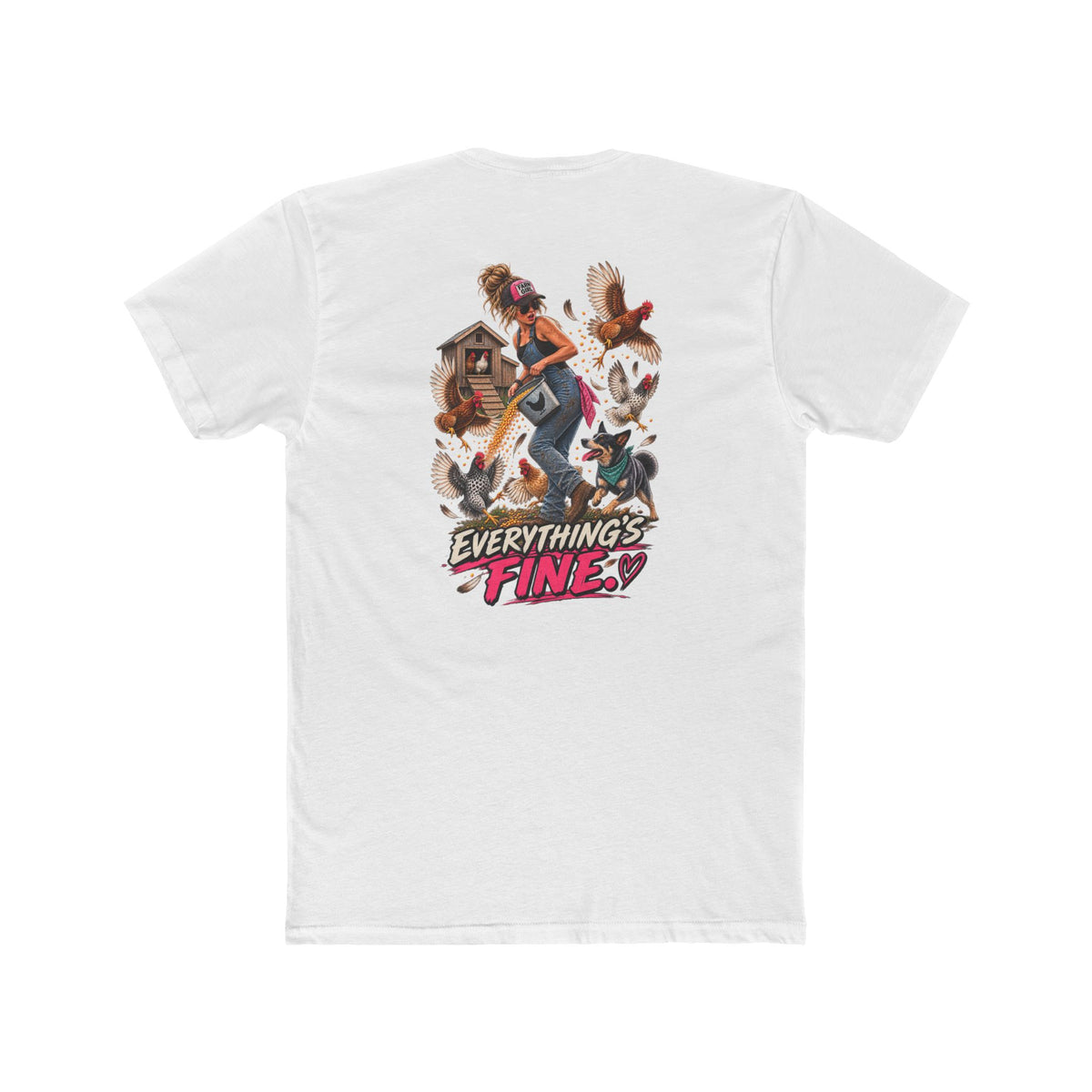 Everything’s Fine Shirt | Funny Blue Collar Women’s Tee
