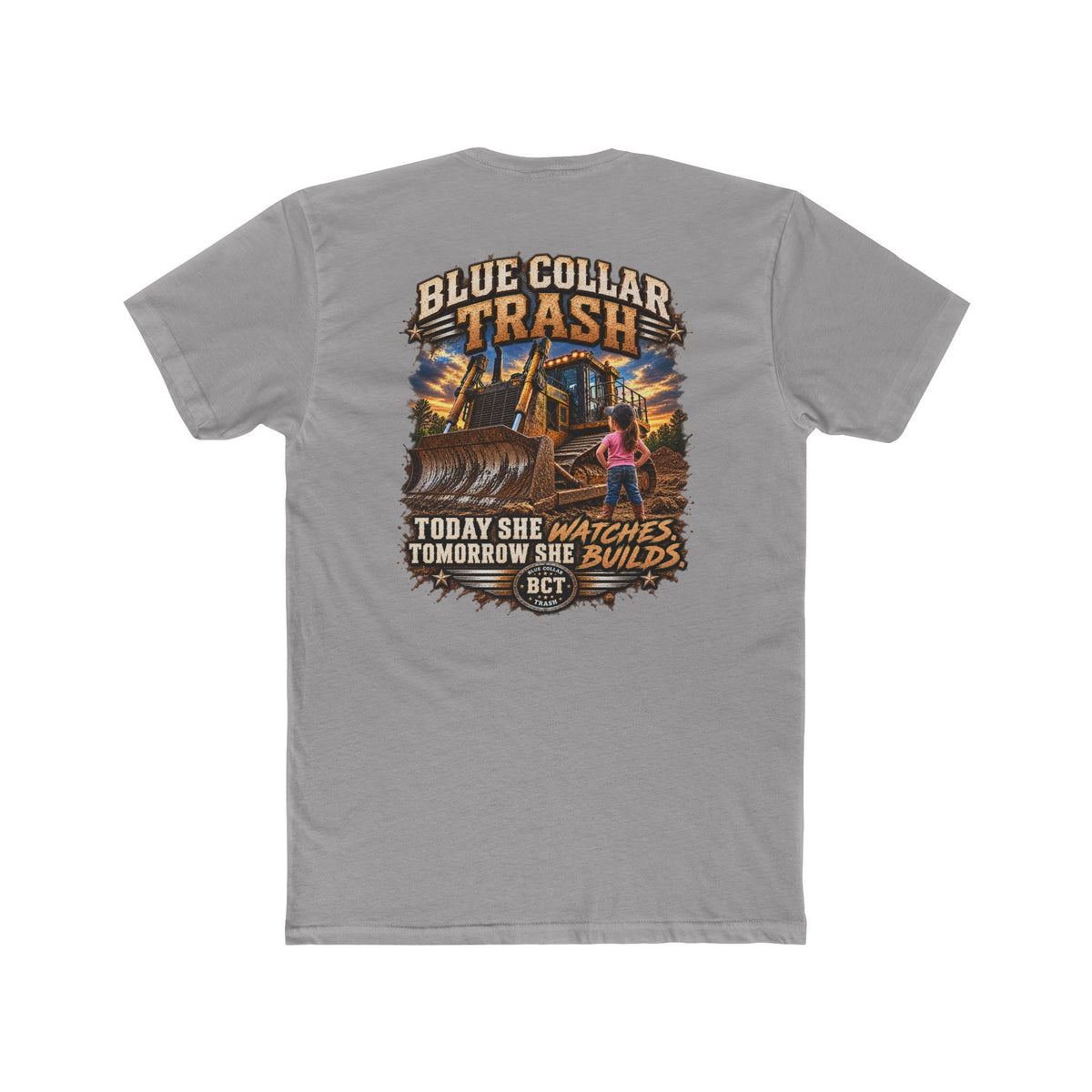 Girl Dad Heavy Equipment Shirt |Today She Watches Tomorrow She Builds