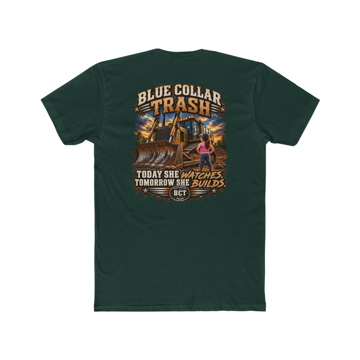 Girl Dad Heavy Equipment Shirt |Today She Watches Tomorrow She Builds