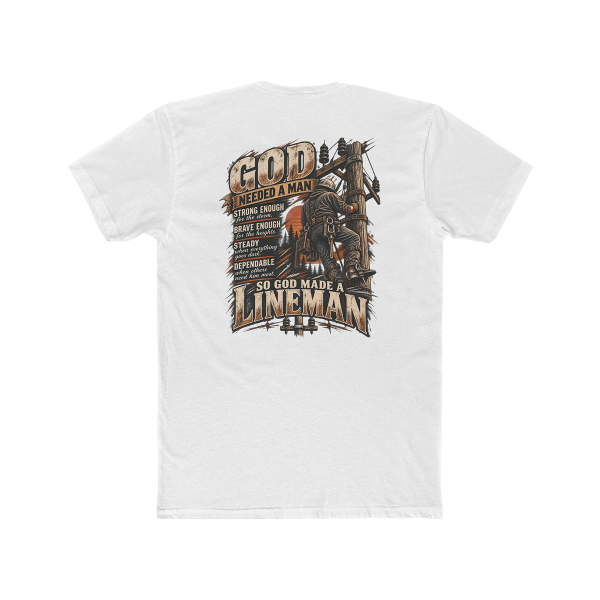 Journeyman lineman tee by Blue Collar Trash