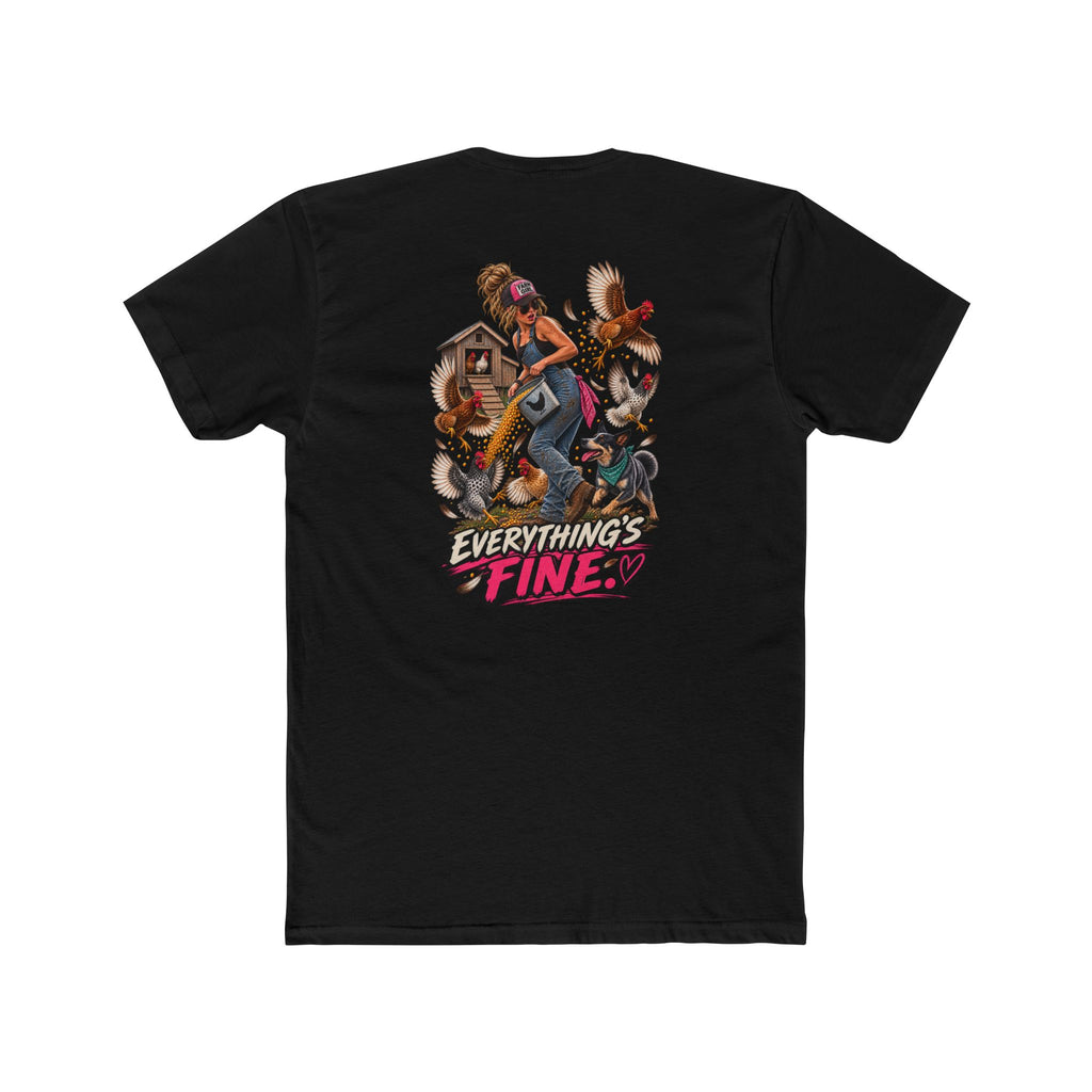Everything’s Fine Shirt | Funny Blue Collar Women’s Tee
