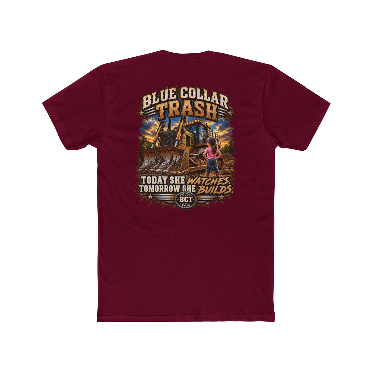 Girl Dad Heavy Equipment Shirt |Today She Watches Tomorrow She Builds