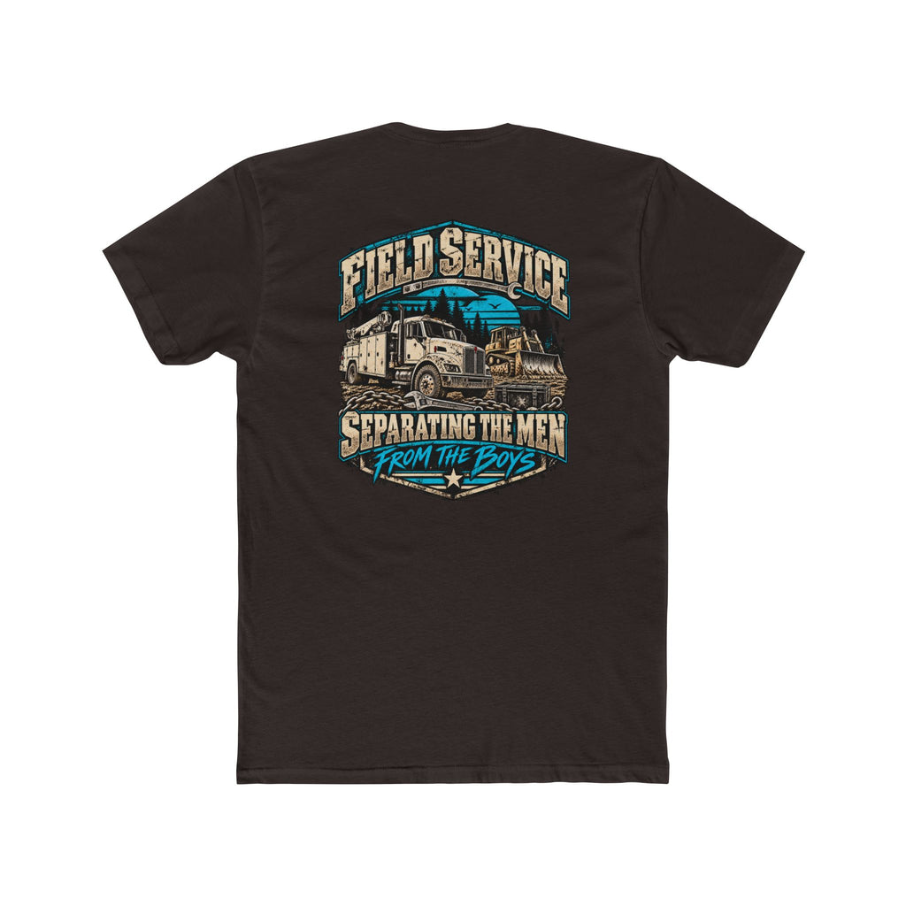 Field Service – Heavy Equipment Mechanic Shirt "Separating the Men From the Boys" Truck Graphic Tshirt