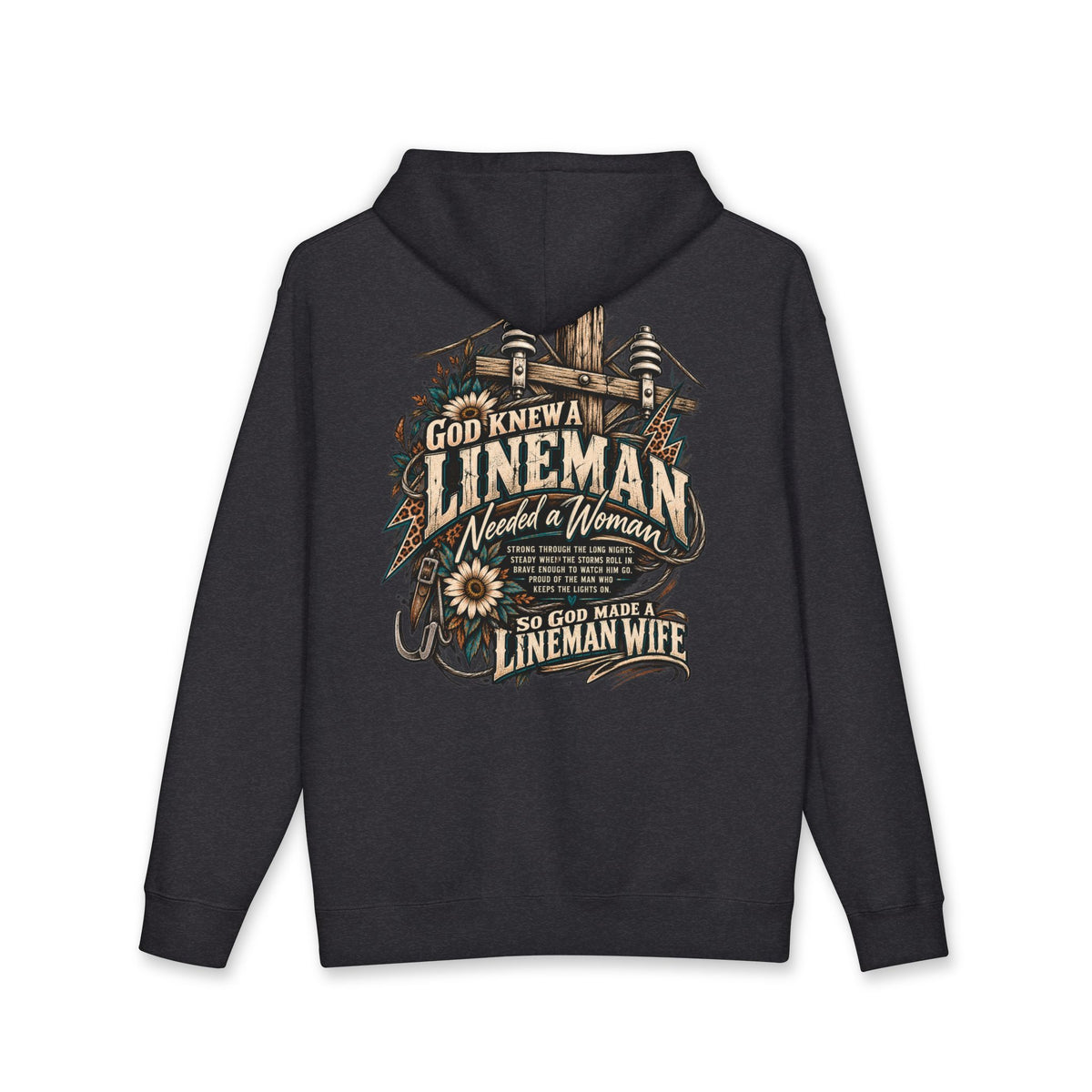 Lineman wife sweatshirt by Blue Collar Trash