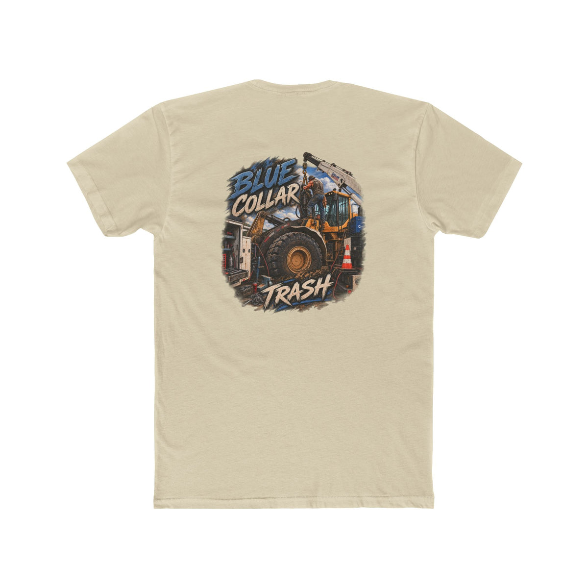 Blue Collar Trash Shirt | Heavy Equipment & Mechanic Tee