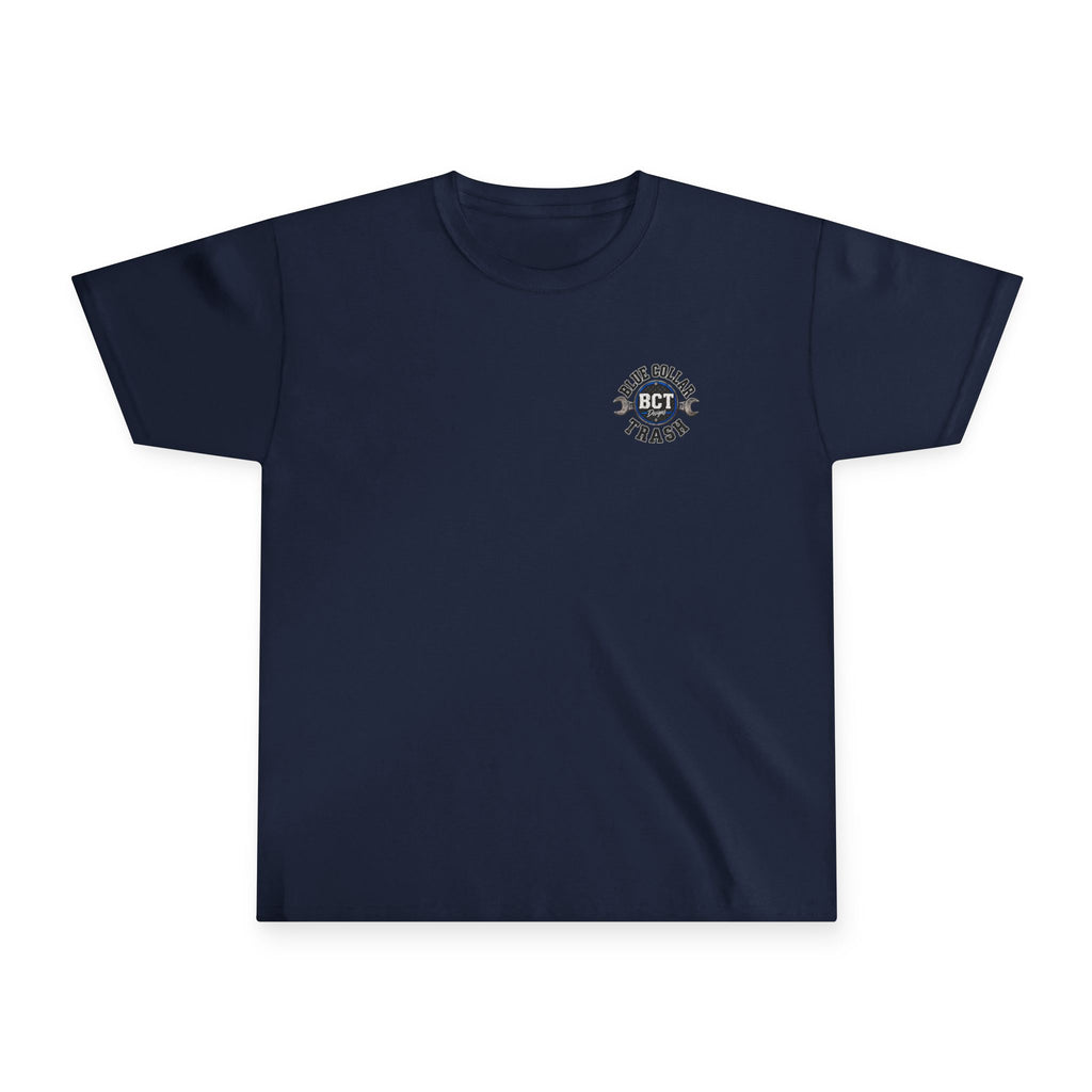 Blue Collar Monster Mash Kids Shirt | Boys Halloween Heavy Equipment Tee