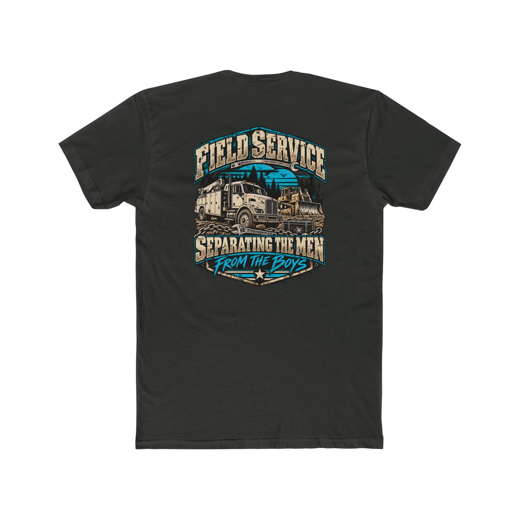 Field Service – Heavy Equipment Mechanic Shirt "Separating the Men From the Boys" Truck Graphic Tshirt