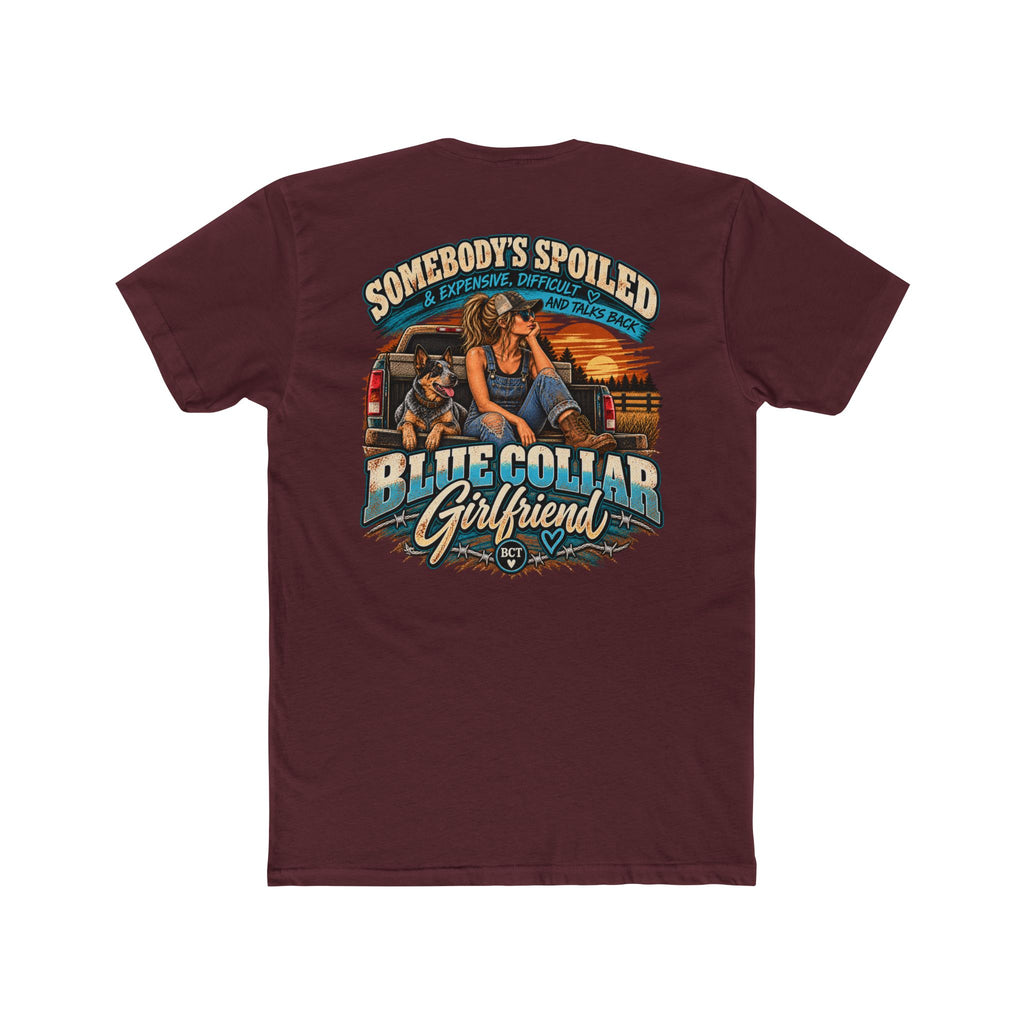 Funny country girlfriend tee by Blue Collar Trash
