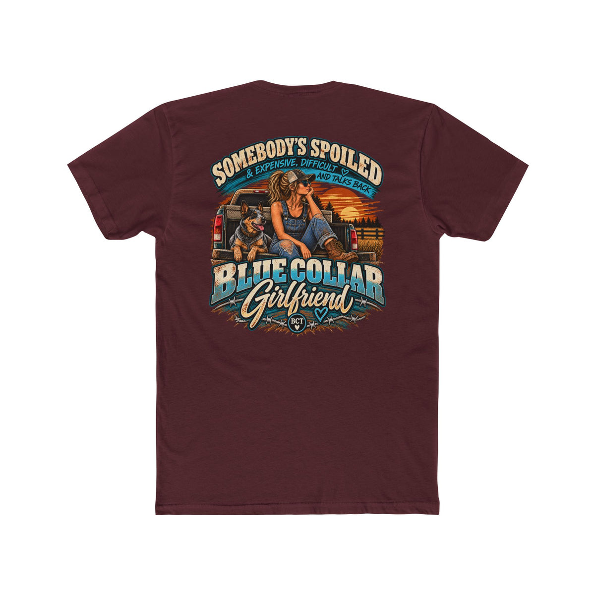 Funny country girlfriend tee by Blue Collar Trash