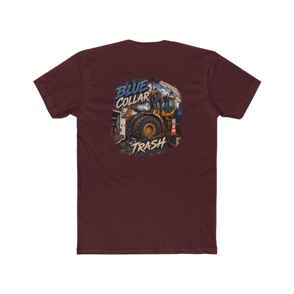 Blue Collar Trash Shirt | Heavy Equipment & Mechanic Tee