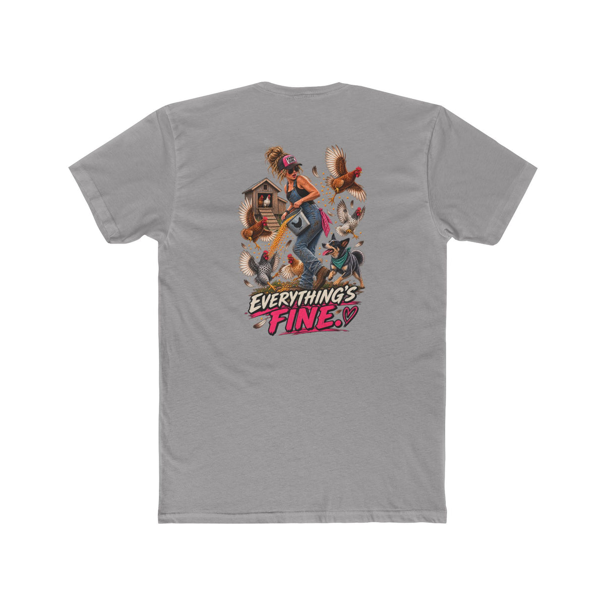 Everything’s Fine Shirt | Funny Blue Collar Women’s Tee