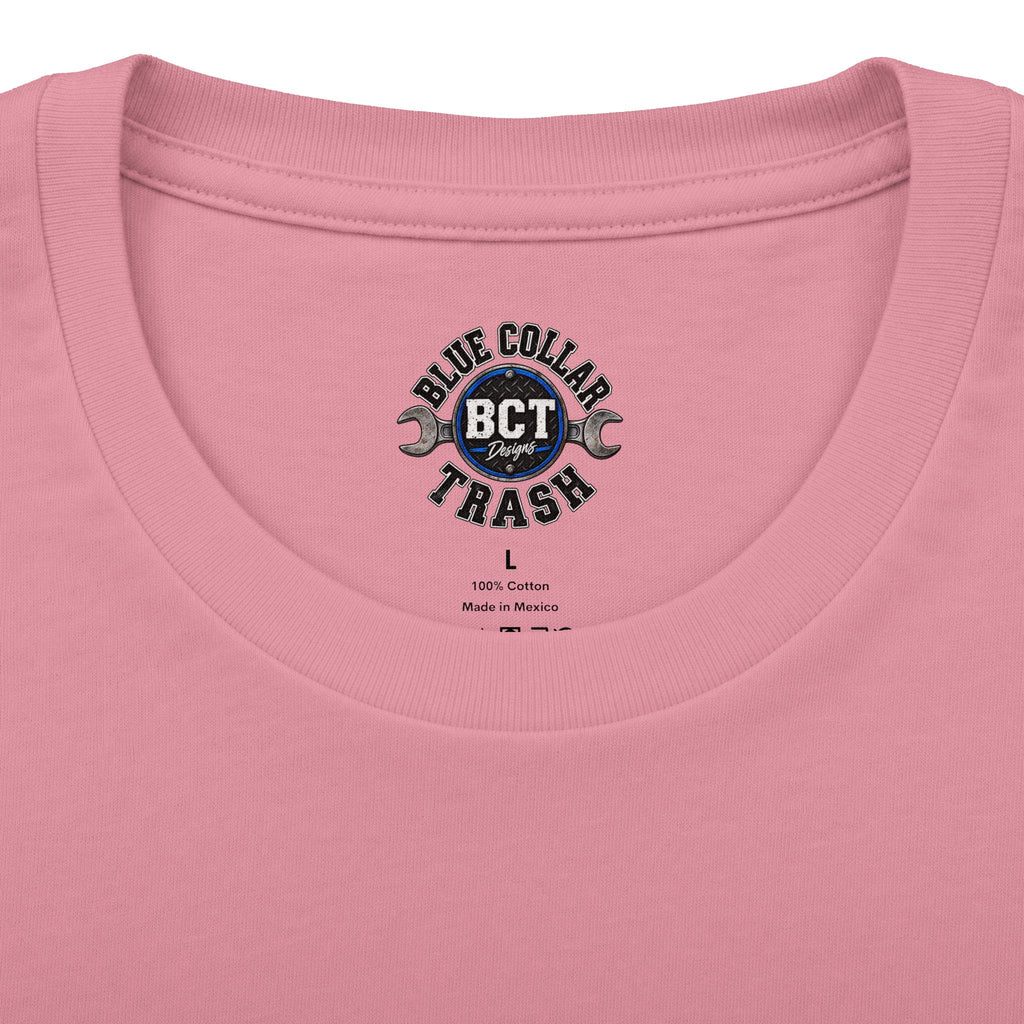 Funny farm wife chicken tee by Blue Collar Trash