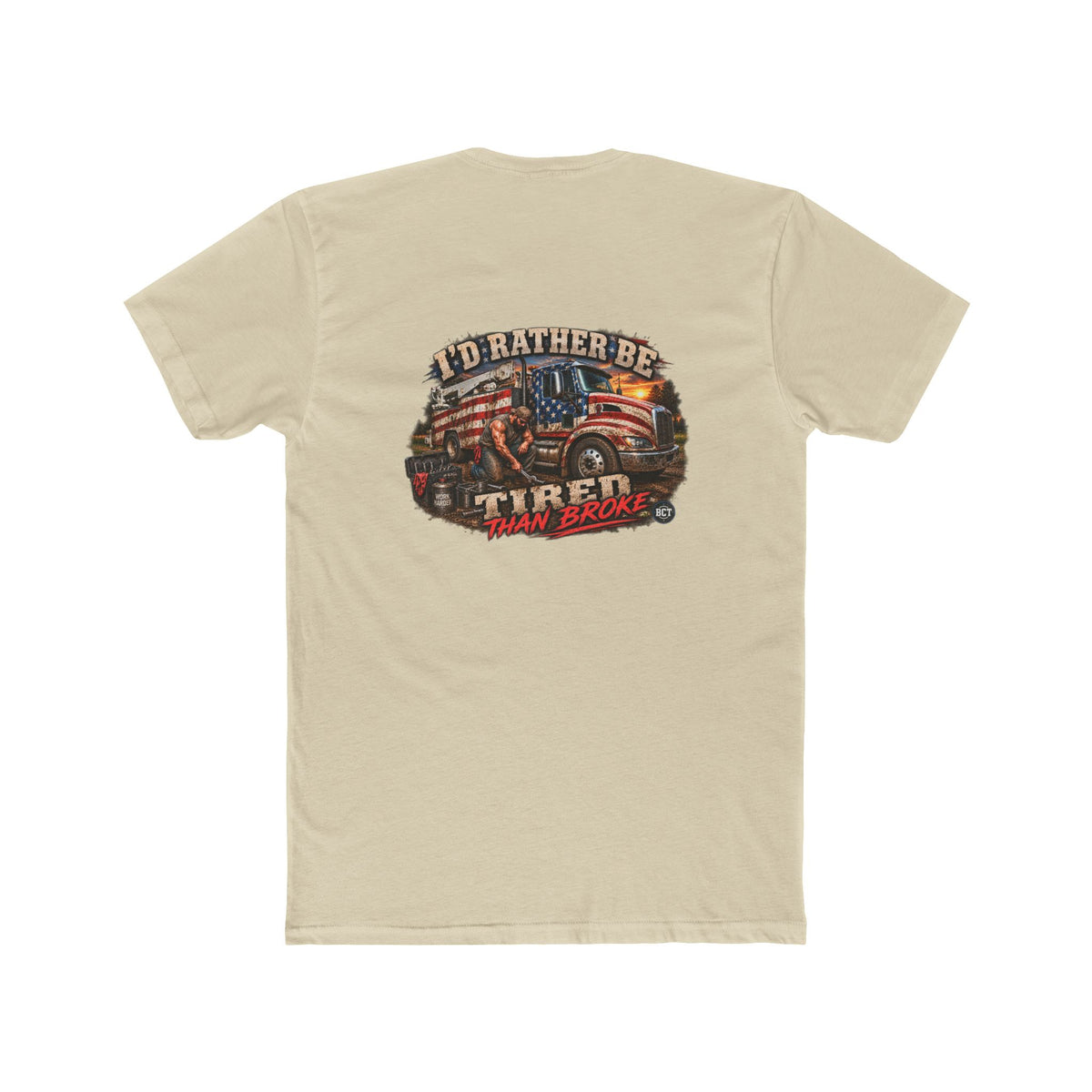 I’d Rather Be Tired Than Broke Shirt | Blue Collar Mechanic Tee