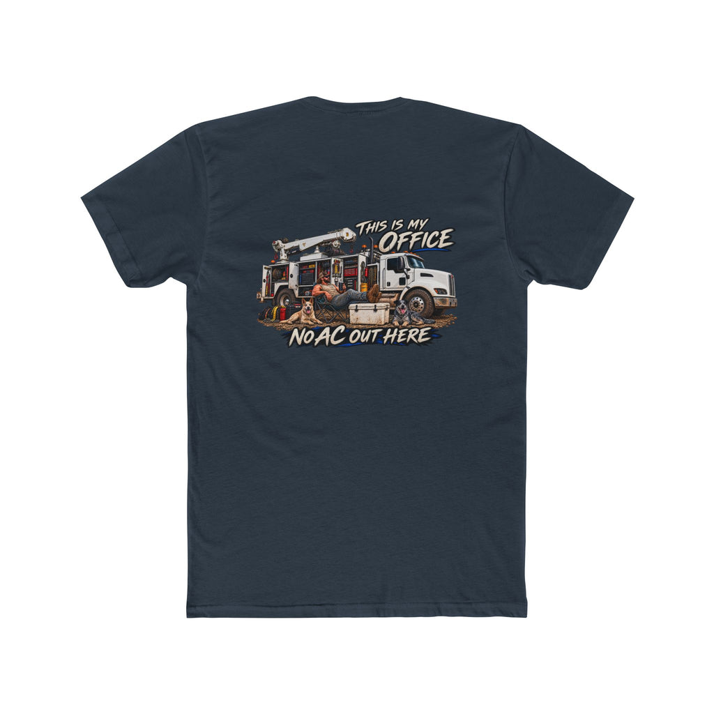 This Is My Office No AC Out Here Shirt | Heavy Equipment Mechanic Tee