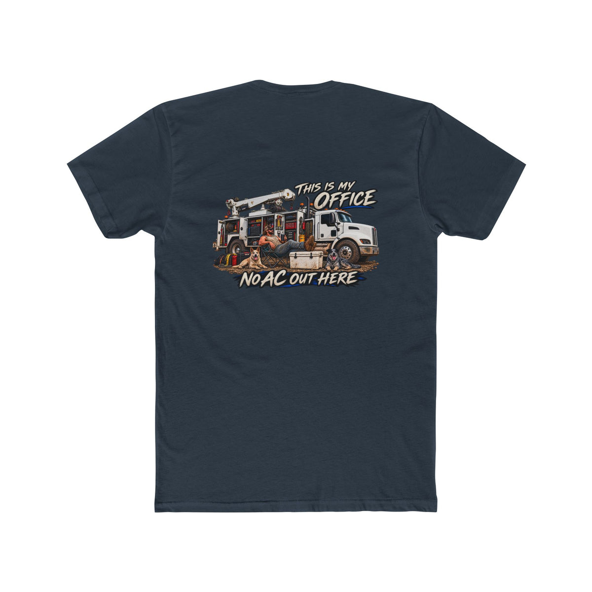 This Is My Office No AC Out Here Shirt | Heavy Equipment Mechanic Tee