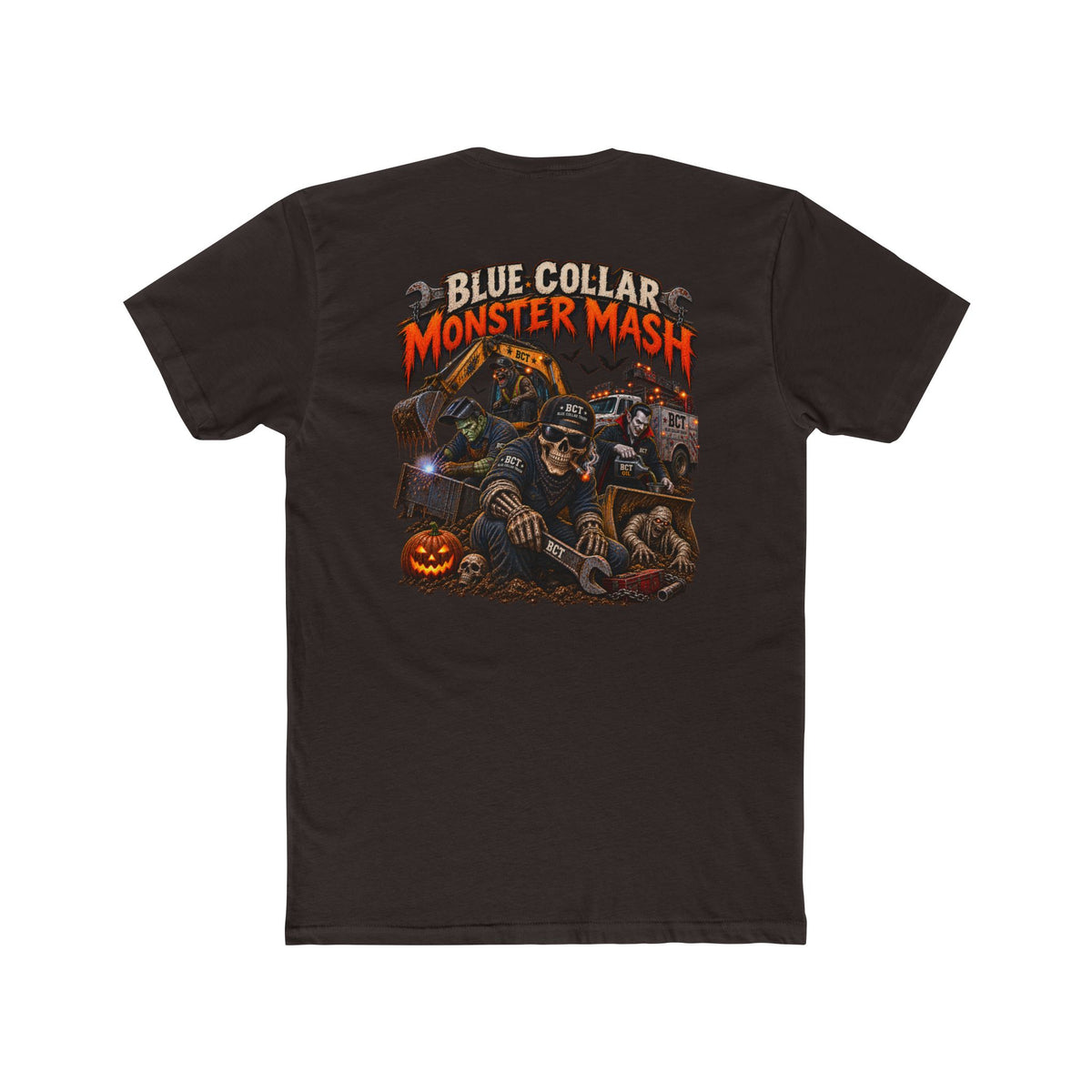 Blue Collar Monster Mash Shirt | Halloween Heavy Equipment Tee