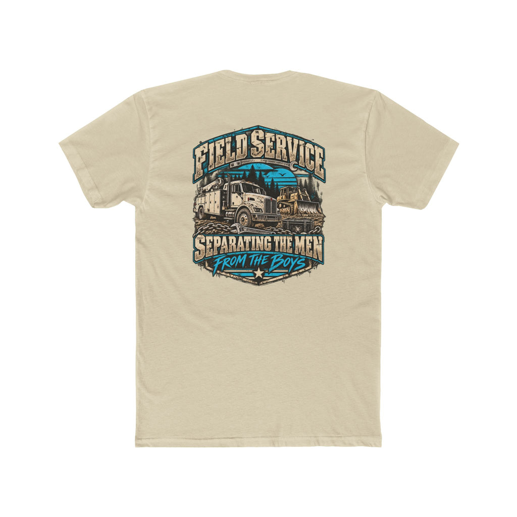 Field Service – Heavy Equipment Mechanic Shirt "Separating the Men From the Boys" Truck Graphic Tshirt
