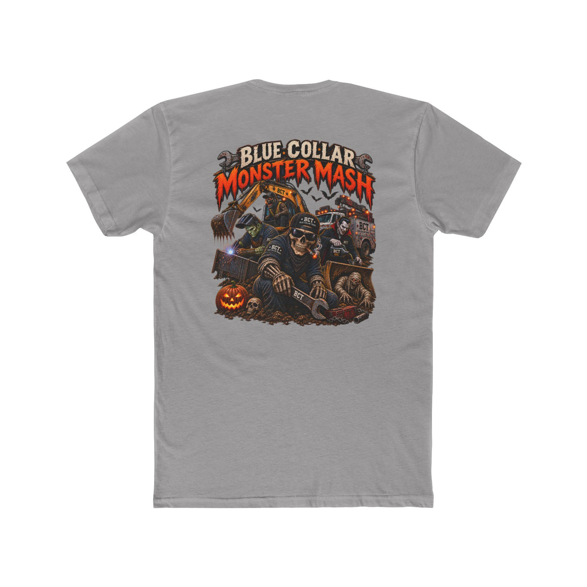 Blue Collar Monster Mash Shirt | Halloween Heavy Equipment Tee