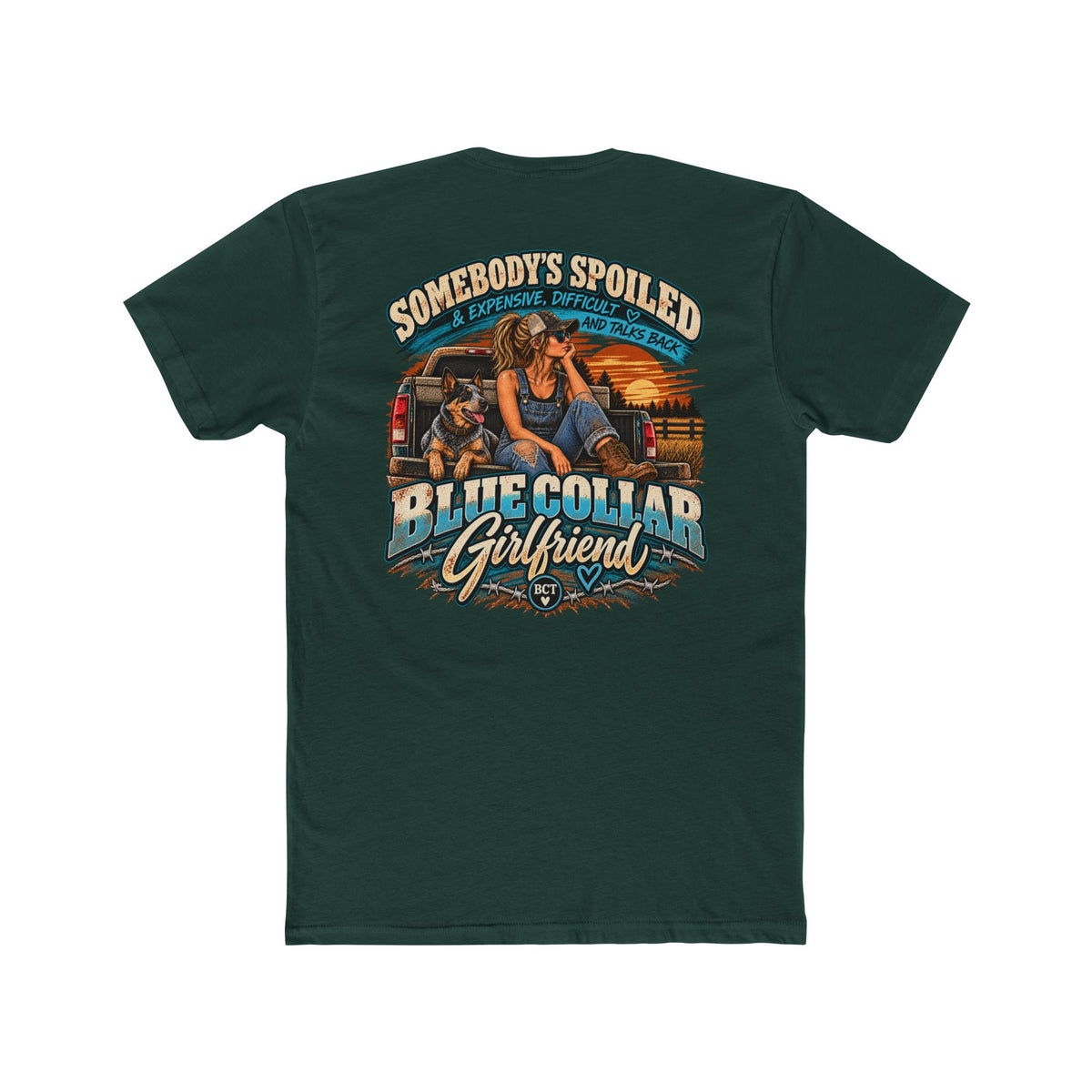 Funny country girlfriend tee by Blue Collar Trash