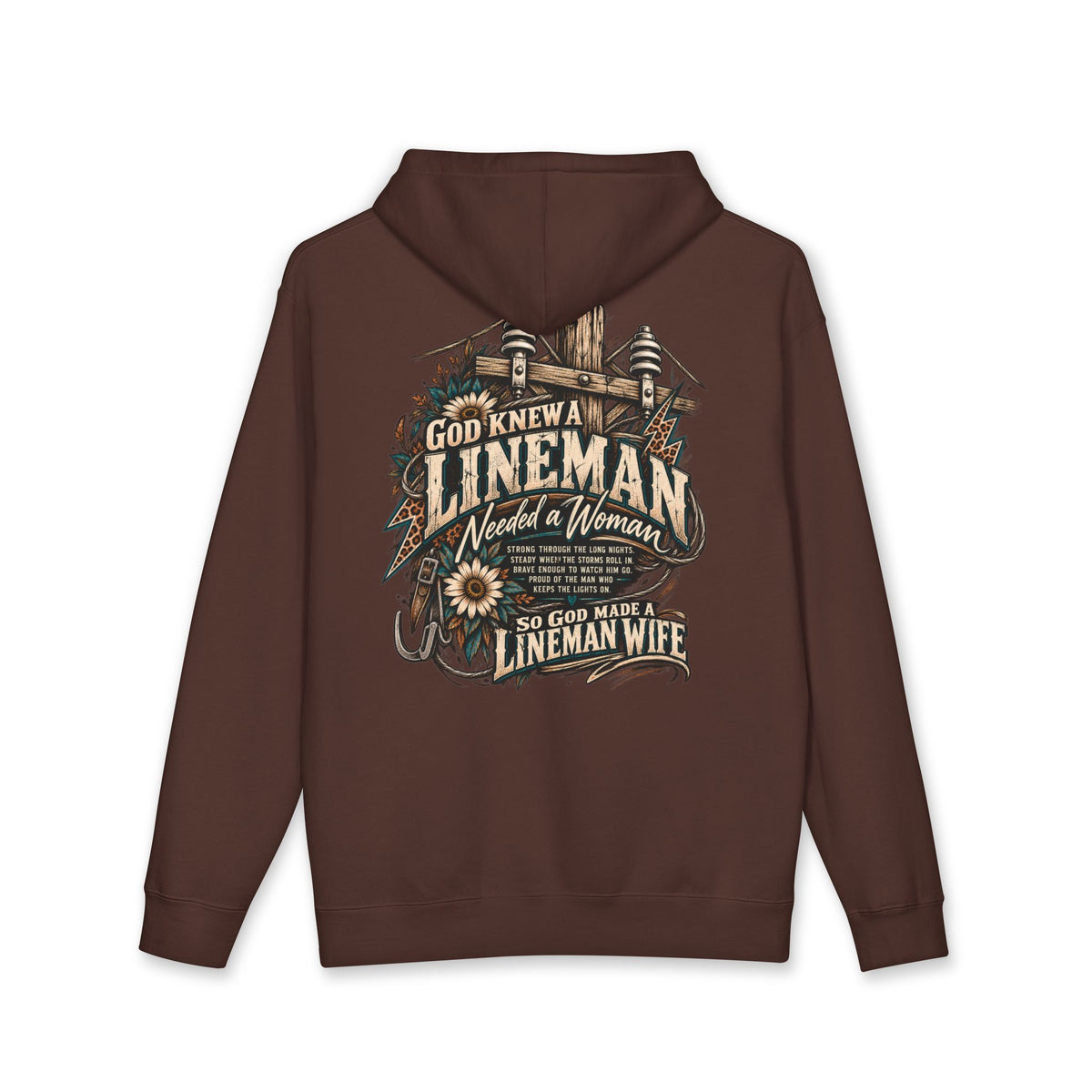 Lineman wife sweatshirt by Blue Collar Trash