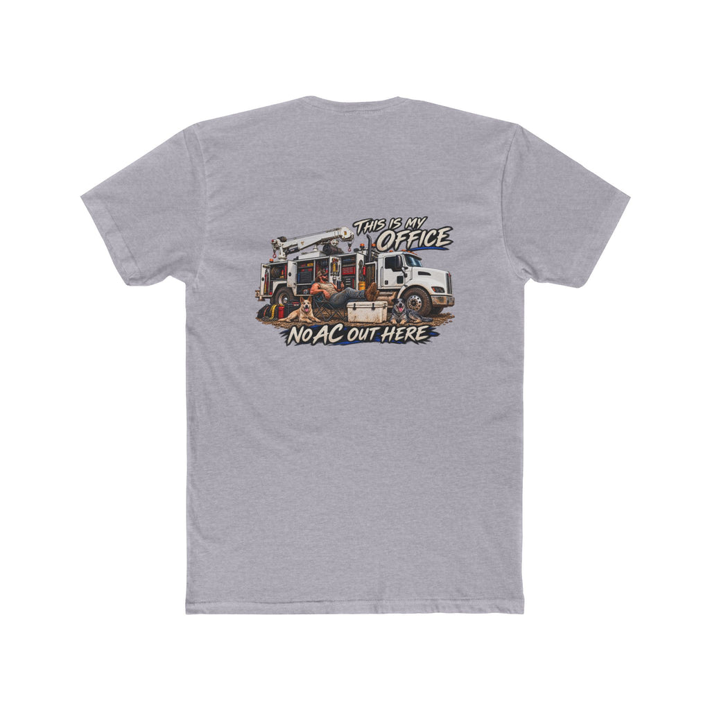 This Is My Office No AC Out Here Shirt | Heavy Equipment Mechanic Tee