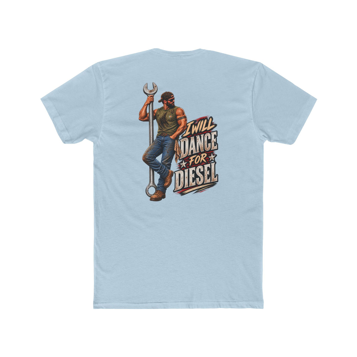 Will Dance for Diesel Shirt | Funny Diesel Mechanic & Blue Collar Tee