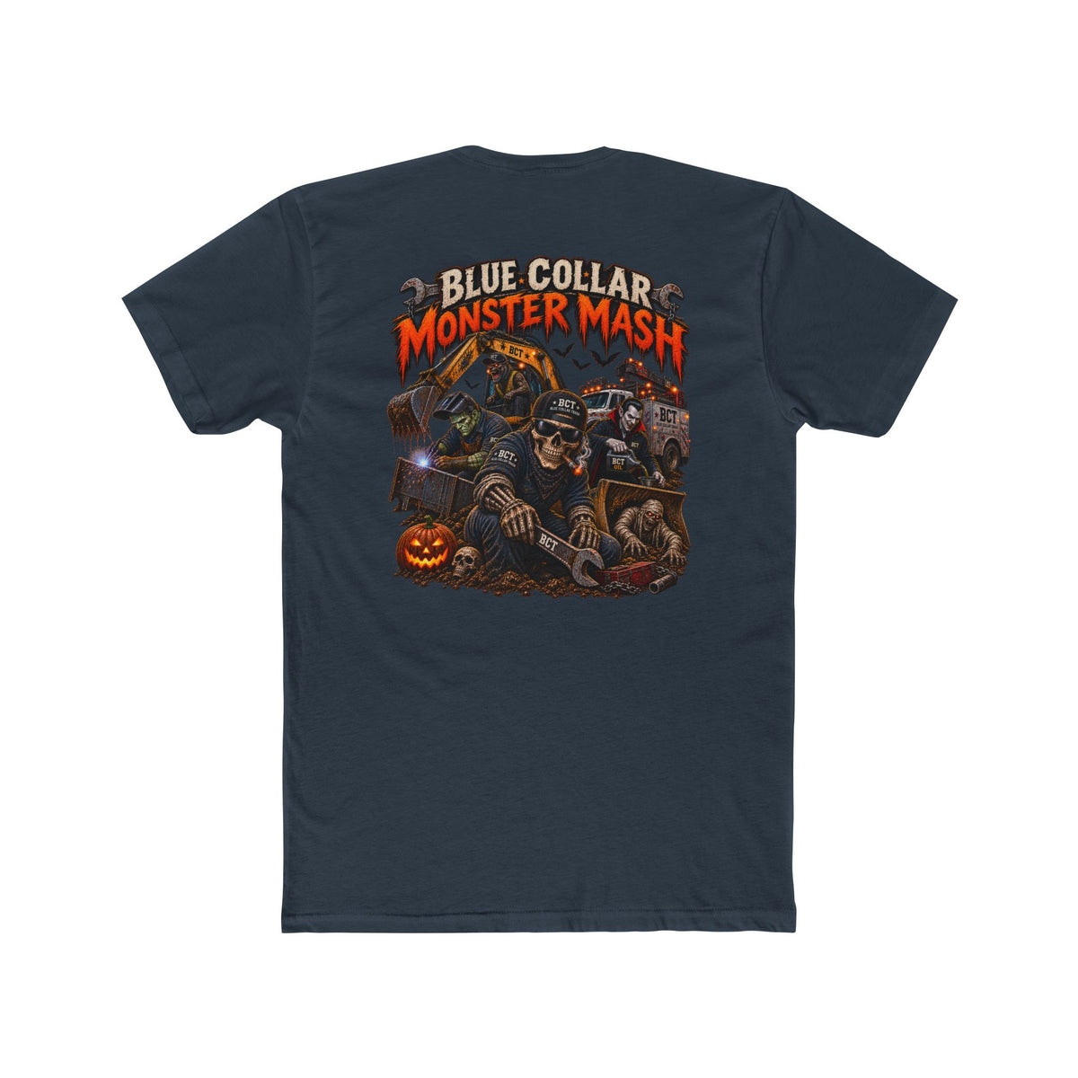 Blue Collar Monster Mash Shirt | Halloween Heavy Equipment Tee