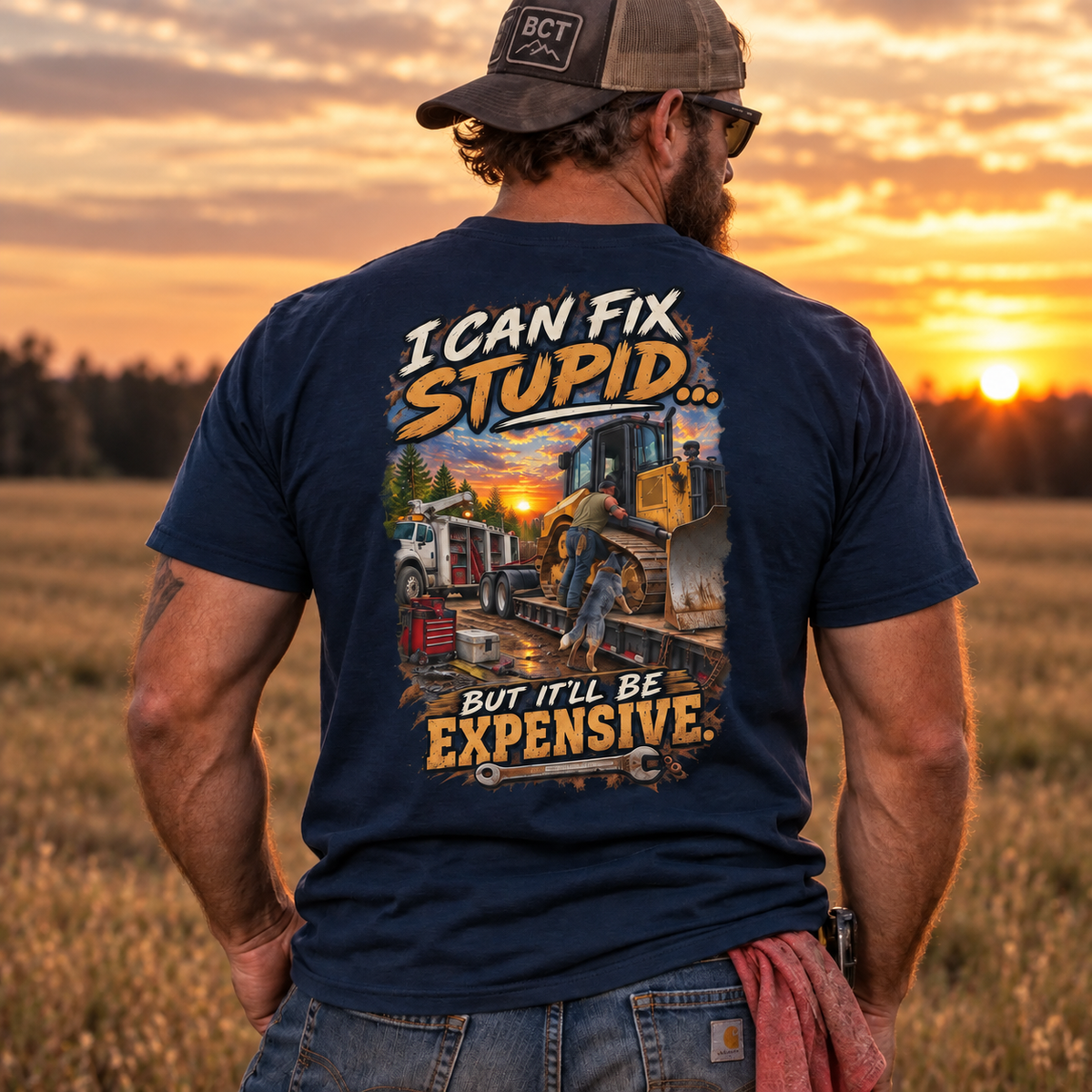 I Can Fix Stupid But It’ll Be Expensive Shirt | Heavy Equipment Mechanic Tee