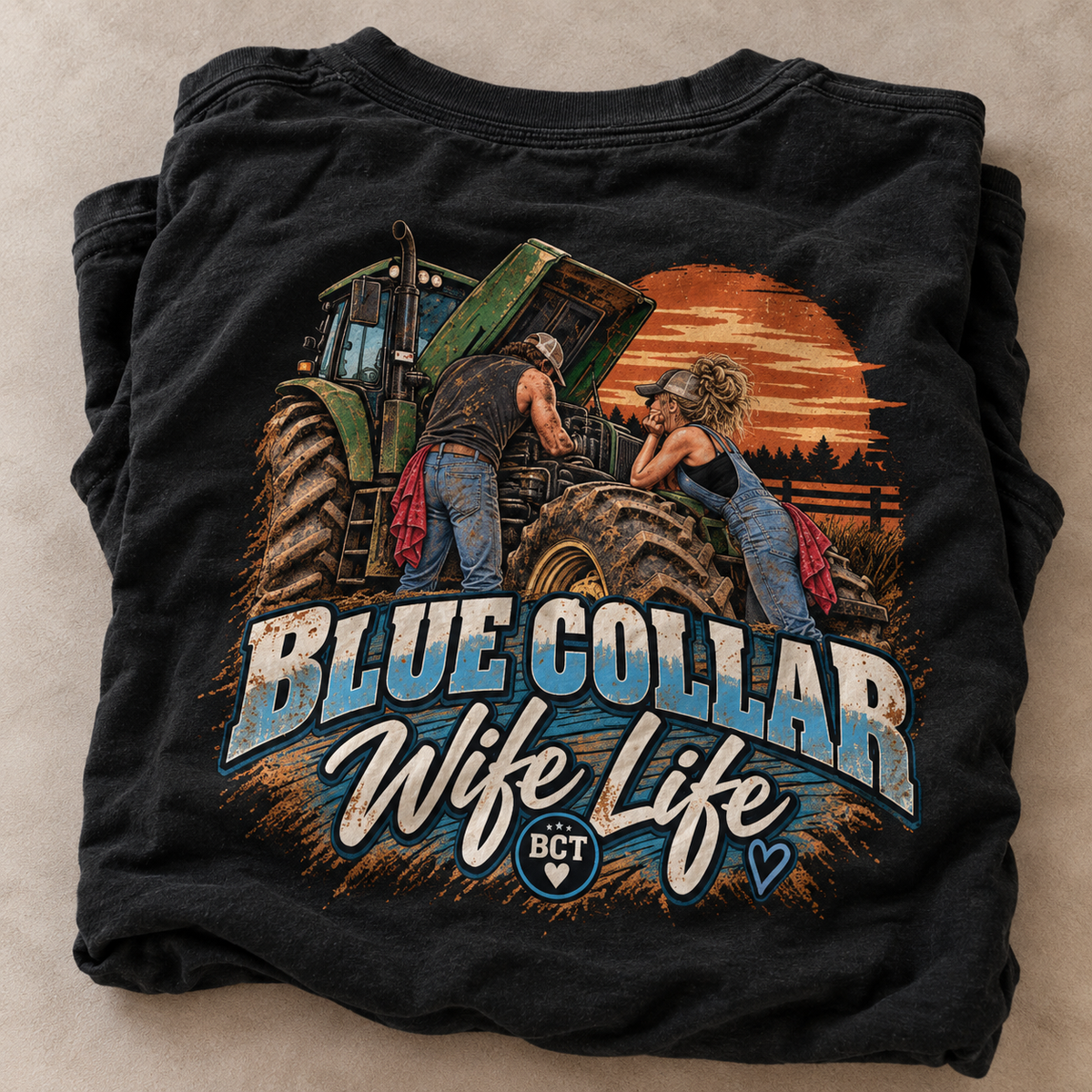 Somebody’s Spoiled Blue Collar Wife T-Shirt | Funny Blue Collar Wife Tee