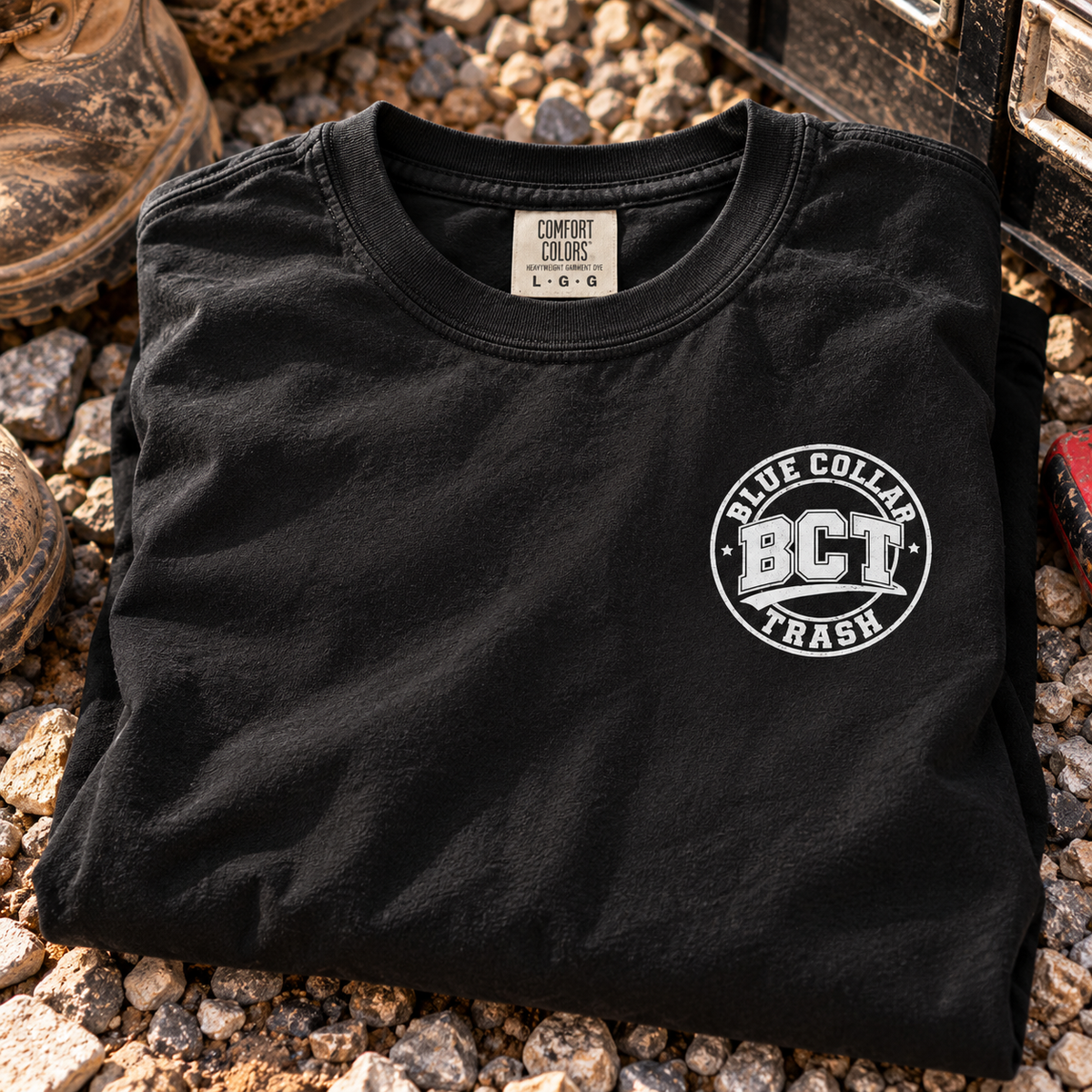 Dad Shirt Real Heroes Wear Boots, Funny Mechanics Shirt Gift, Heavy Equipment Operator Shirt, Blue Collar Construction Worker Christmas Gift