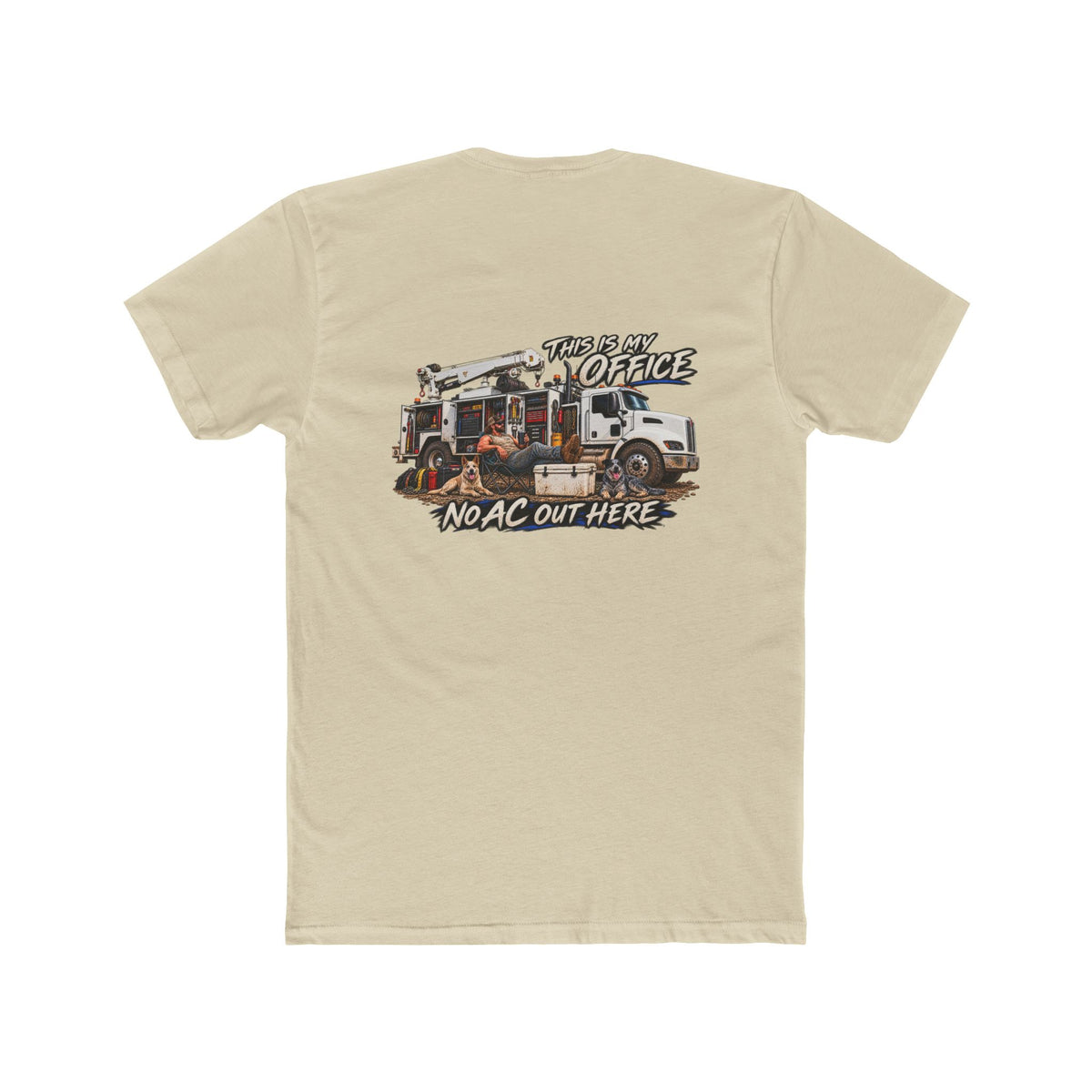 This Is My Office No AC Out Here Shirt | Heavy Equipment Mechanic Tee