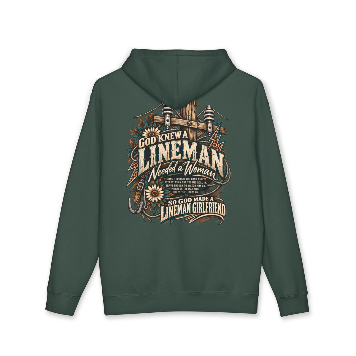 Lineman girlfriend sweatshirt by Blue Collar Trash